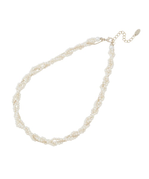ネックレス Rope アクセサリーpicnic ロペピクニック のファッション パールチェーンmixショートネックレス ネックレス Rope