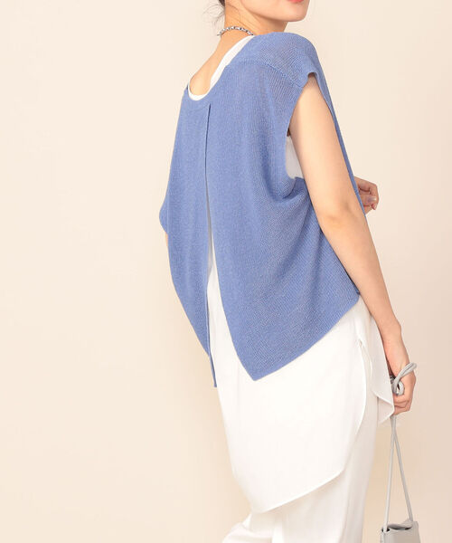 タンクトップ付き片畦ベスト