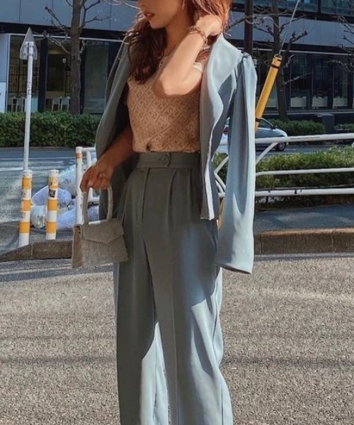 EIMY ISTOIRE（エイミーイストワール）の「eimy tweed mini bag（ハンドバッグ・レディース・オレンジ/ブルー/アイボリー/グリーン系その他2・FREE）」の22枚目の写真