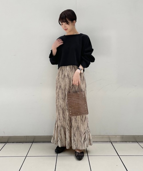 FREE'S MART(フリーズマート)の「◆ゼブラ柄ワッシャープリーツスカート(スカート・レディース・ベージュ系その他/ブラウン系その他・FREE)」の22枚目の写真