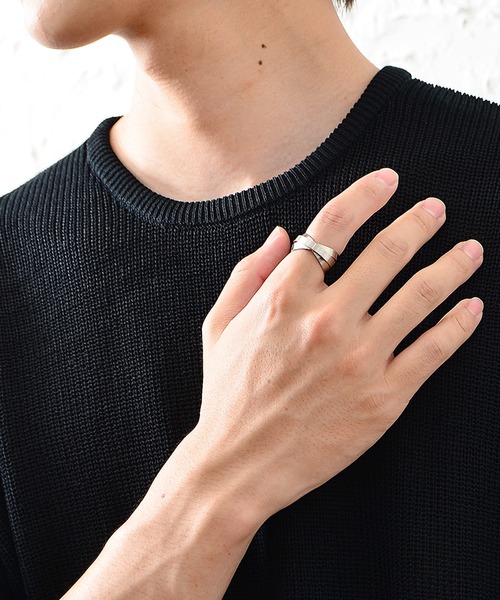 MinoriTY(マイノリティ)の「【Brodiaea】トリプルタングルリング(リング・メンズ・シルバー・S/M/L)」の2枚目の写真