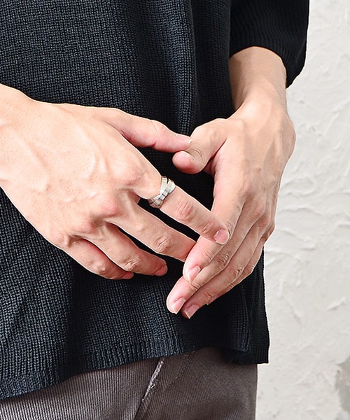 MinoriTY(マイノリティ)の「【Brodiaea】トリプルタングルリング(リング・メンズ・シルバー・S/M/L)」の4枚目の写真