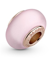 PANDORA | マットピンク ムラノガラス チャーム(チャーム)