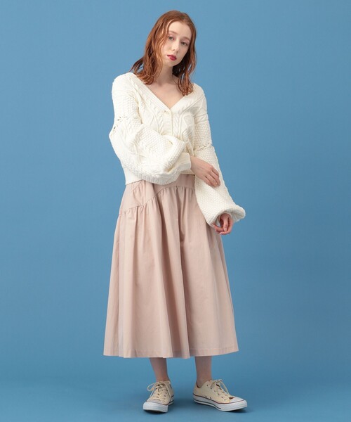 DEICY(デイシー)の「ギャザーボリュームミディスカート(スカート・レディース・ベージュ/ピンクベージュ/グリーン・0/1)」の21枚目の写真