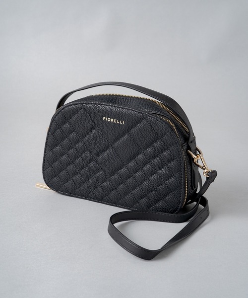FIORELLI（フィオレッリ）の「【FIORELLI/フィオレッリ】キルティングミニポッシェ（ショルダーバッグ・レディース・ブラック/グレー・FREE）」の2枚目の写真