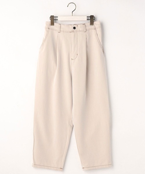 179/WG（イチナナキュウダブルジー）の「配色ステッチイージーサルエルパンツ（その他パンツ・レディース・ブラック/グレー/ベージュ・MEDIUM）」の6枚目の写真