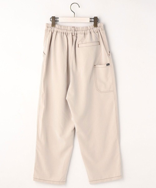 179/WG（イチナナキュウダブルジー）の「配色ステッチイージーサルエルパンツ（その他パンツ・レディース・ブラック/グレー/ベージュ・MEDIUM）」の9枚目の写真