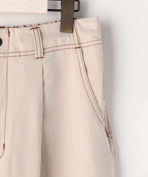 179/WG（イチナナキュウダブルジー）の「配色ステッチイージーサルエルパンツ（その他パンツ・レディース・ブラック/グレー/ベージュ・MEDIUM）」の11枚目の写真
