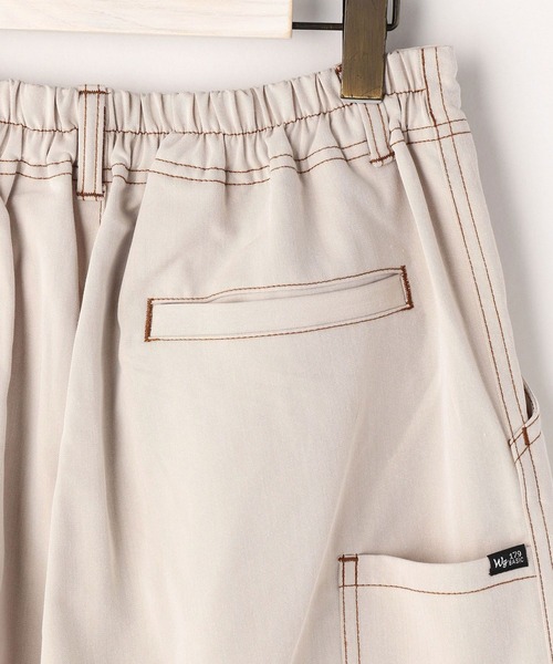 179/WG（イチナナキュウダブルジー）の「配色ステッチイージーサルエルパンツ（その他パンツ・レディース・ブラック/グレー/ベージュ・MEDIUM）」の12枚目の写真