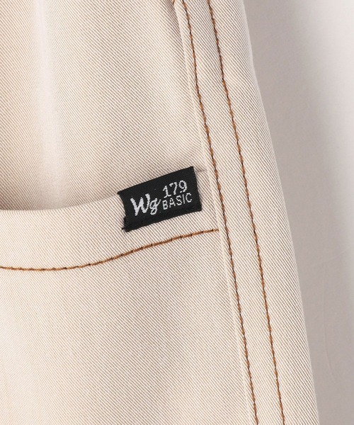 179/WG（イチナナキュウダブルジー）の「配色ステッチイージーサルエルパンツ（その他パンツ・レディース・ブラック/グレー/ベージュ・MEDIUM）」の15枚目の写真