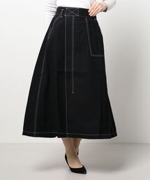 179/WG | ワーク風フレアロングスカート(スカート)