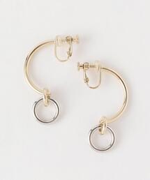 green label relaxing | メタル 2トーン リングコンビ イヤリング(イヤリング)