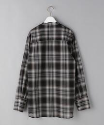 auralee シアーチェックシャツ AURALEE（オーラリー）の「＜AURALEE＞シアーチェックスタンドカラー