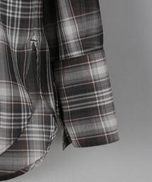 AURALEE（オーラリー）の「＜AURALEE＞シアーチェックスタンドカラー