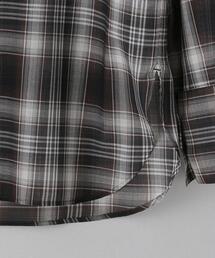 AURALEE（オーラリー）の「＜AURALEE＞シアーチェックスタンドカラー