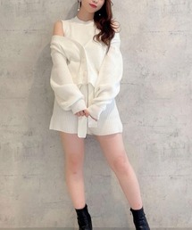 MIIA | オールインワン×カーデセット(つなぎ/オールインワン)