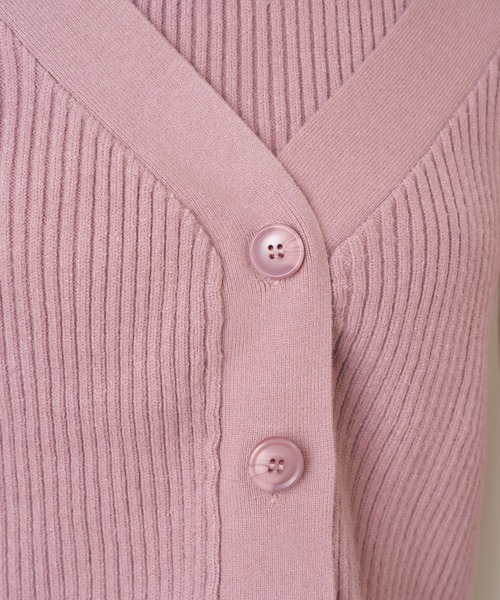 MIIA（ミーア）の「オールインワン×カーデセット（つなぎ/オールインワン・レディース・ブラック/オフホワイト/ピンク/ブルー・FREE）」の16枚目の写真