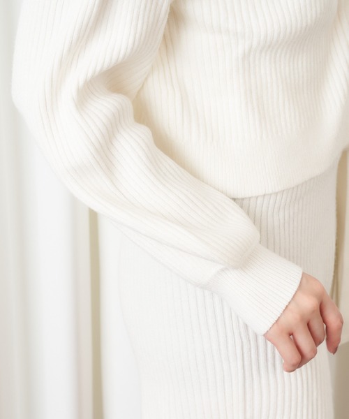 MIIA（ミーア）の「オールインワン×カーデセット（つなぎ/オールインワン・レディース・ブラック/オフホワイト/ピンク/ブルー・FREE）」の20枚目の写真