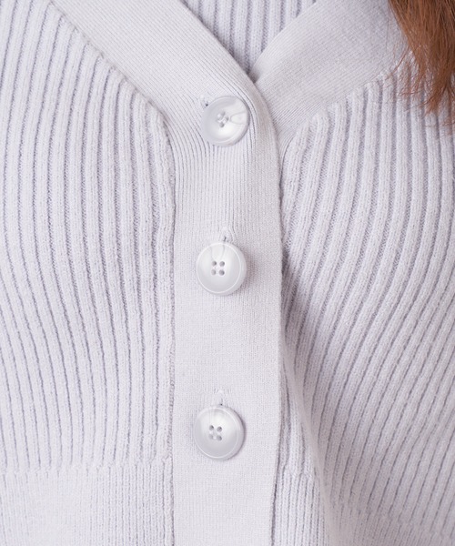 MIIA（ミーア）の「オールインワン×カーデセット（つなぎ/オールインワン・レディース・ブラック/オフホワイト/ピンク/ブルー・FREE）」の12枚目の写真