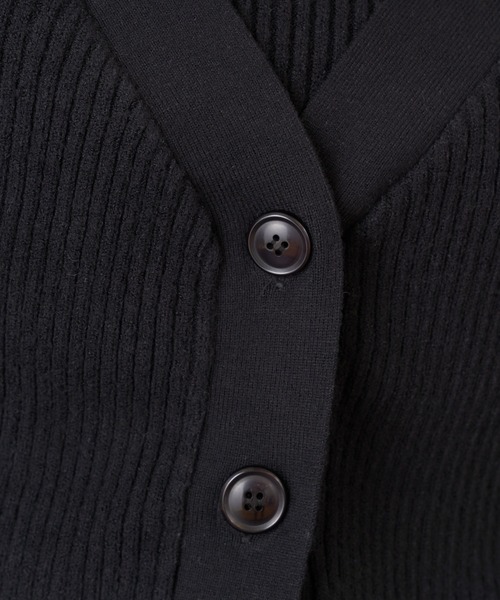 MIIA（ミーア）の「オールインワン×カーデセット（つなぎ/オールインワン・レディース・ブラック/オフホワイト/ピンク/ブルー・FREE）」の8枚目の写真