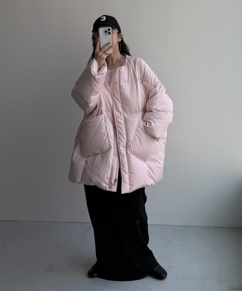 【セール】【選べるポケット】perfect silhouette down / パーフェクトシルエットダウン（ダウンジャケット/コート）｜wee9s（ウィークス）