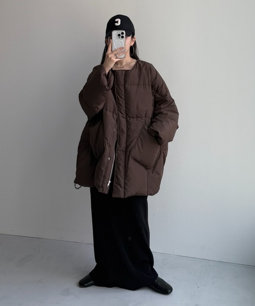 【セール】【選べるポケット】perfect silhouette down / パーフェクトシルエットダウン（ダウンジャケット/コート）｜wee9s（ウィークス）