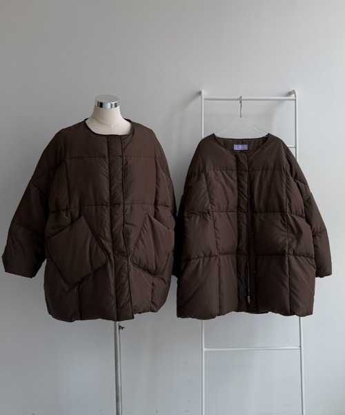 【セール】【選べるポケット】perfect silhouette down / パーフェクトシルエットダウン（ダウンジャケット/コート）｜wee9s（ウィークス）