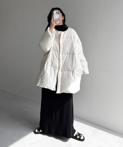 【セール】【選べるポケット】perfect silhouette down / パーフェクトシルエットダウン（ダウンジャケット/コート）｜wee9s（ウィークス）