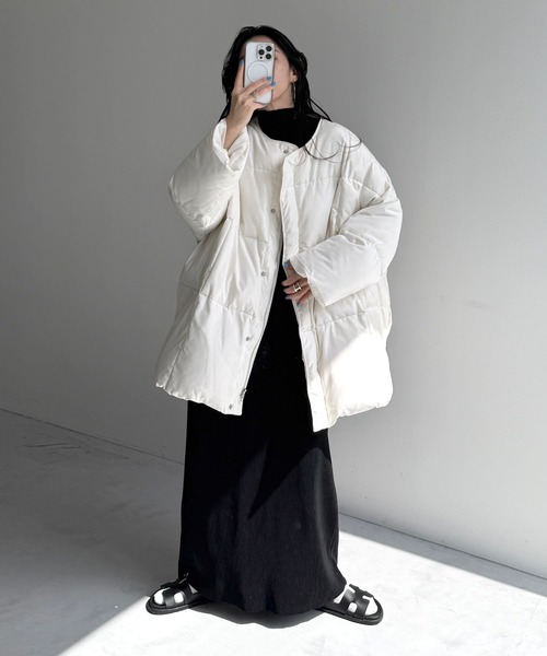 【セール】【選べるポケット】perfect silhouette down / パーフェクトシルエットダウン（ダウンジャケット/コート）｜wee9s（ウィークス）