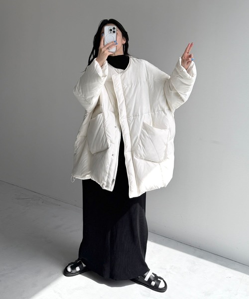 セール】【選べるポケット】perfect silhouette down / パーフェクト