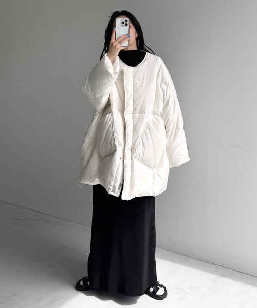 wee9s ダウンジャケット　ウィークス 選べるポケット】perfect silhouette down / パーフェクト