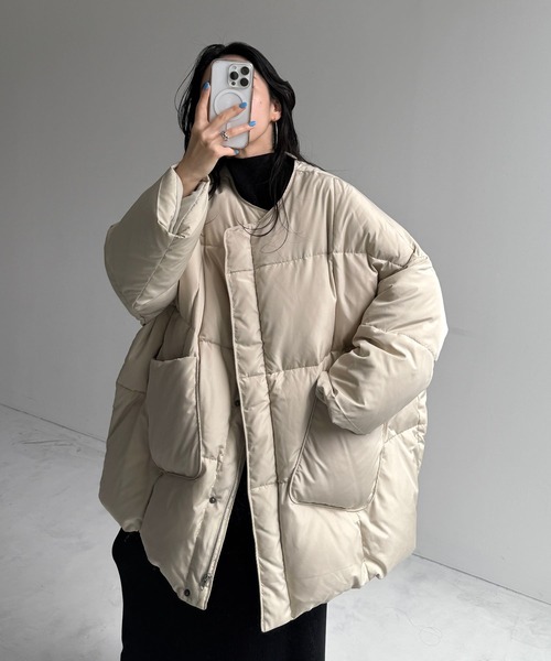 【セール】【選べるポケット】perfect silhouette down / パーフェクトシルエットダウン（ダウンジャケット/コート）｜wee9s（ウィークス）