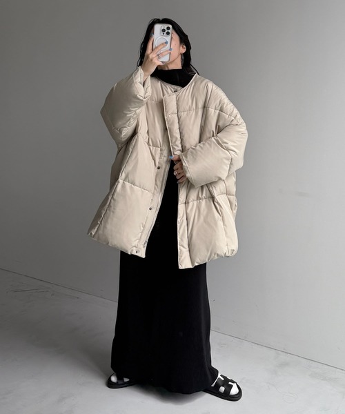 【セール】【選べるポケット】perfect silhouette down / パーフェクトシルエットダウン（ダウンジャケット/コート）｜wee9s（ウィークス）