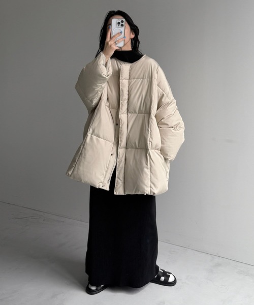 【セール】【選べるポケット】perfect silhouette down / パーフェクトシルエットダウン（ダウンジャケット/コート）｜wee9s（ウィークス）
