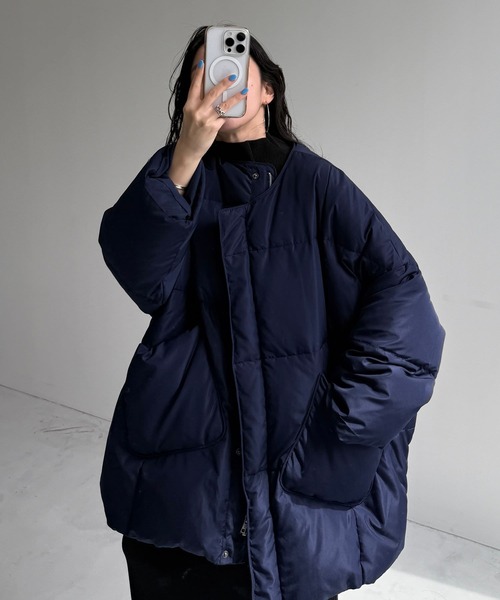 【セール】【選べるポケット】perfect silhouette down / パーフェクトシルエットダウン（ダウンジャケット/コート）｜wee9s（ウィークス）