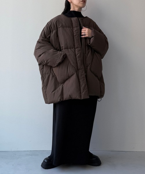【セール】【選べるポケット】perfect silhouette down / パーフェクトシルエットダウン（ダウンジャケット/コート）｜wee9s（ウィークス）
