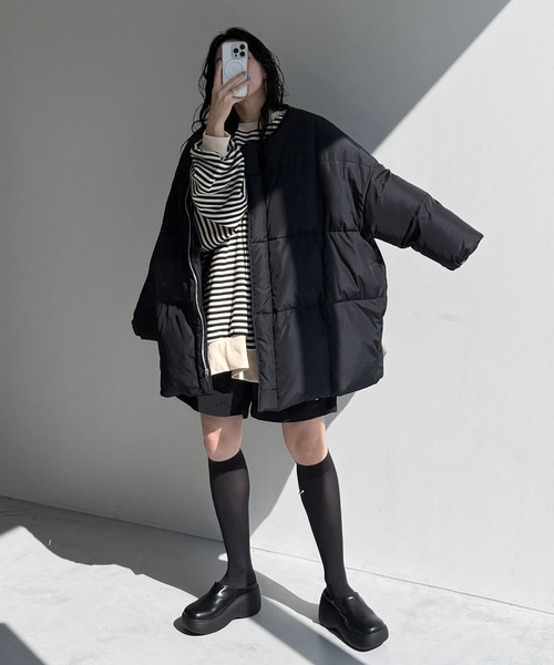 【セール】【選べるポケット】perfect silhouette down / パーフェクトシルエットダウン（ダウンジャケット/コート）｜wee9s（ウィークス）