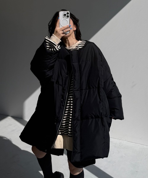 【セール】【選べるポケット】perfect silhouette down / パーフェクトシルエットダウン（ダウンジャケット/コート）｜wee9s（ウィークス）