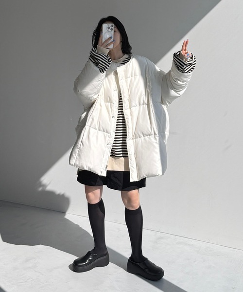 【セール】【選べるポケット】perfect silhouette down / パーフェクトシルエットダウン（ダウンジャケット/コート）｜wee9s（ウィークス）