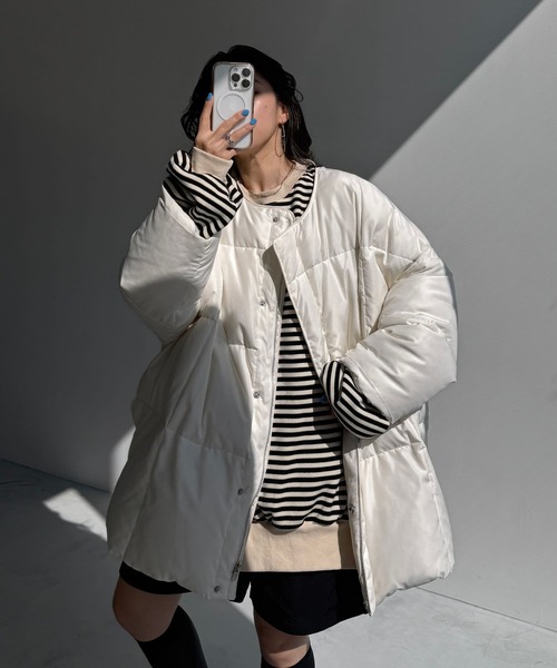 【セール】【選べるポケット】perfect silhouette down / パーフェクトシルエットダウン（ダウンジャケット/コート）｜wee9s（ウィークス）