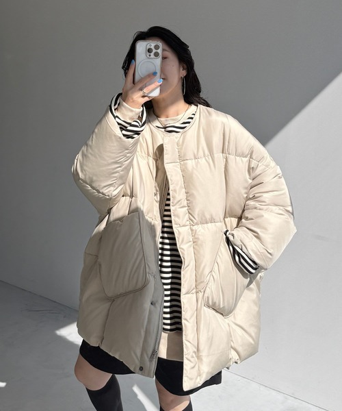 【セール】【選べるポケット】perfect silhouette down / パーフェクトシルエットダウン（ダウンジャケット/コート）｜wee9s（ウィークス）