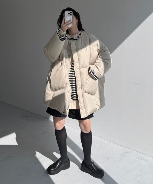 【セール】【選べるポケット】perfect silhouette down / パーフェクトシルエットダウン（ダウンジャケット/コート）｜wee9s（ウィークス）