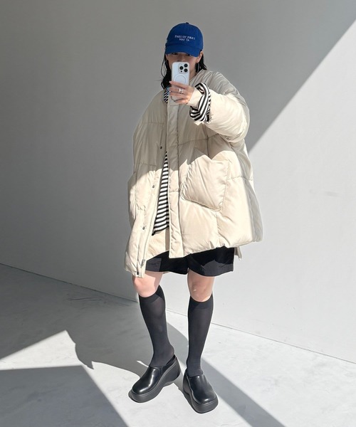 【セール】【選べるポケット】perfect silhouette down / パーフェクトシルエットダウン（ダウンジャケット/コート）｜wee9s（ウィークス）