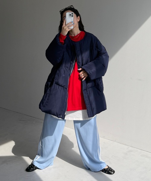 【セール】【選べるポケット】perfect silhouette down / パーフェクトシルエットダウン（ダウンジャケット/コート）｜wee9s（ウィークス）