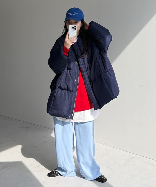 【セール】【選べるポケット】perfect silhouette down / パーフェクトシルエットダウン（ダウンジャケット/コート）｜wee9s（ウィークス）