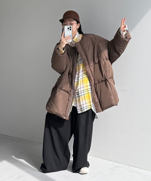 【セール】【選べるポケット】perfect silhouette down / パーフェクトシルエットダウン（ダウンジャケット/コート）｜wee9s（ウィークス）