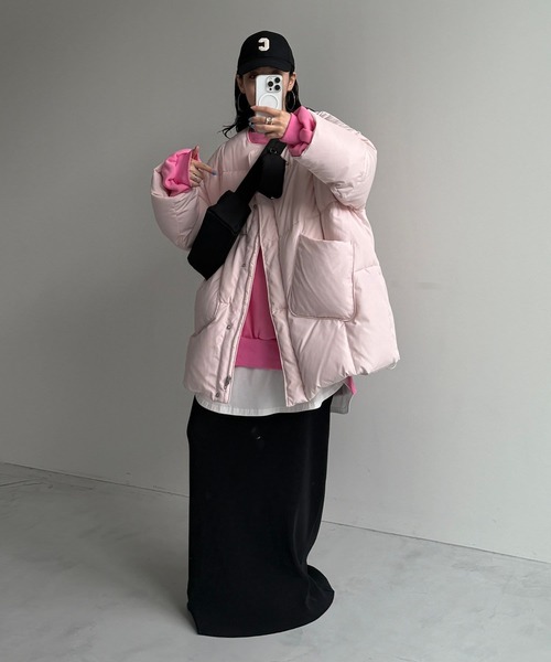 【セール】【選べるポケット】perfect silhouette down / パーフェクトシルエットダウン（ダウンジャケット/コート）｜wee9s（ウィークス）