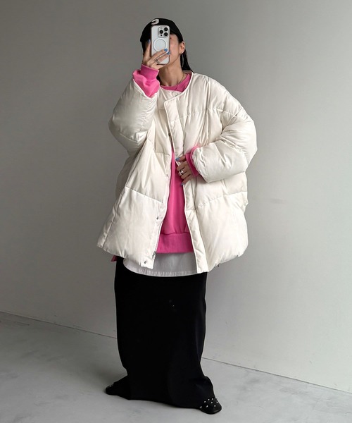 【セール】【選べるポケット】perfect silhouette down / パーフェクトシルエットダウン（ダウンジャケット/コート）｜wee9s（ウィークス）