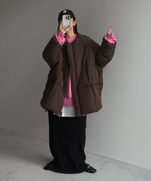 【セール】【選べるポケット】perfect silhouette down / パーフェクトシルエットダウン（ダウンジャケット/コート）｜wee9s（ウィークス）