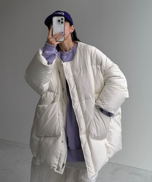 【セール】【選べるポケット】perfect silhouette down / パーフェクトシルエットダウン（ダウンジャケット/コート）｜wee9s（ウィークス）